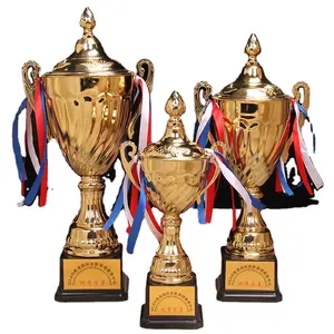 2023 Trofeeën Medailles Plaquettes Sport Souvenir Metalen Gouden Trofee Met Op Maat Gemaakte Logo Best Verkopende Producten
