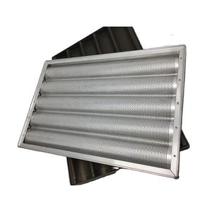 Fourniture d'usine à prix compétitif antiadhésif perforé 5 rangées <span class=keywords><strong>de</strong></span> pain français plaque <span class=keywords><strong>de</strong></span> cuisson baguette cadre fermé - Product Image 2