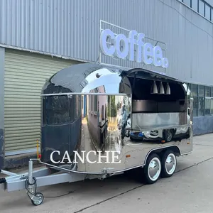 Chariot de restauration mobile en acier inoxydable de 4 m pour café et aliments, idéal pour les snacks de rue et les boissons – Grande vente ! - Product Image 6