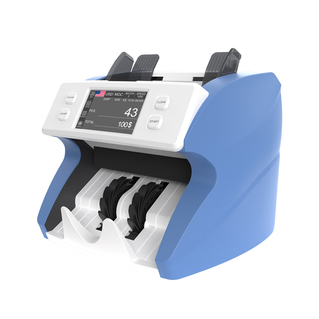 Portable Foreign Currency Counter Machine Counterfeit Detector for US Dollars and Euros Bill Counters Product
