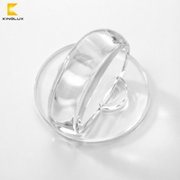 Lentilles optiques LED en verre borosilicate à faisceau étroit 5 degrés IP66 OEM pour éclairage de fenêtre