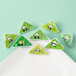 Clip Triangular Panda de 50 mm, Clip de Plástico para Notas, Clip de Esquina para Guardar Exámenes de Estudiantes - Product Image 4