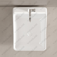 YINGJIE Wudumate lavabo main rectangulaire art lavabo évier musulman wudu évier musulman Wudu lave-pieds bassin