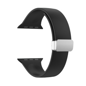 Sport di ricambio in gomma magnetica fibbia pieghevole cinturino in Silicone per Appl E <span class=keywords><strong>Watch</strong></span> Ultra 8 7 6 5 <span class=keywords><strong>4</strong></span> 3 2 1 - Product Image 6