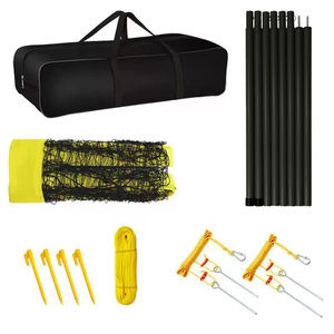 <span class=keywords><strong>Rete</strong></span> da Pallavolo di Alta Qualità a Prezzo Conveniente per Giochi da Spiaggia e Parco, Set con Pali in Acciaio ad Altezza Regolabile, Benvenuto OEM - Product Image 4