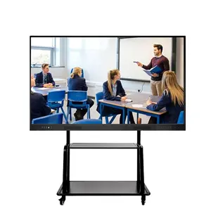 Riotouch 86 inch Dual system interactive touch screen interactive display for meeting for school