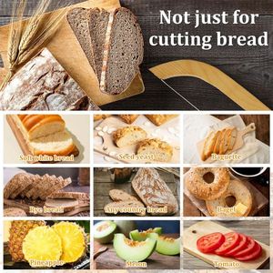 Eco-friendly House Good Price Wooden Sourdough <b>Bread</b> <b>Knife</b> for Homemade <b>Bread</b> Bow <b>Knife</b> <b>Bread</b> <b>Knife</b> Slicer Blades Dough Cutter - Product Image 6