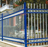 Clôture de protection et de séparation en acier galvanisé épaissi antirouille pour pelouse, jardin, villa, cour et balcon
