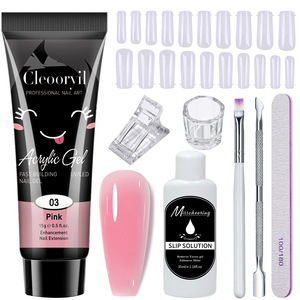 <span class=keywords><strong>Kit</strong></span> Profesional de Extensión de <span class=keywords><strong>Uñas</strong></span> con Gel Constructor de 15 ml y 12 Herramientas, Moldes <span class=keywords><strong>para</strong></span> <span class=keywords><strong>Uñas</strong></span>, Pincel, Gel de Cristal <span class=keywords><strong>para</strong></span> Extensiones de <span class=keywords><strong>Uñas</strong></span> Acrílicas - Product Image 6