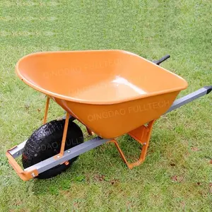 6 घन फुट <span class=keywords><strong>7</strong></span> घन फुट <span class=keywords><strong>7</strong></span> घन फुट ठेकेदार व्हीलबारो फ्लैट मुक्त टायर स्टील हैंडल लैंडस्केप फ्लैट व्हील - Product Image 1