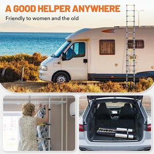 Escaliers télescopiques en aluminium extensibles de <span class=keywords><strong>3</strong></span>,2 m (10,5 pi) avec une charge maximale de 330 lb (150 kg) conformes à la norme EN131 - Product Image 6