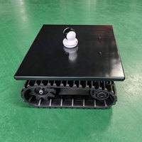 重型迷你履带底盘，360 °   用于DIY、农业、巡逻机器人和研究的高扭矩旋转橡胶履带底座
