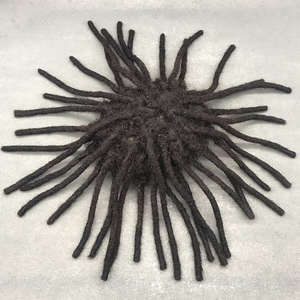 8x10 pollici Base Afro Dreadlock extension toupet per uomini donne Loc extension <span class=keywords><strong>capelli</strong></span> umani Dreadlock all'uncinetto sul parrucchino