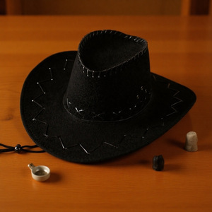 Sombreros de Vaquero para Hombre y <span class=keywords><strong>Mujer</strong></span>, Sombreros de Protección Solar, Sombreros de Protección Solar para Pastizales, Sombreros de Vaquero Occidentales, Sombreros de Ala Ancha para Parejas - Product Image 3