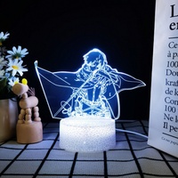 Projecteur d'Anime Personnalisé, Veilleuse Anime, Décoration de Chambre, Effet Visuel Holographique 3D, Veilleuse