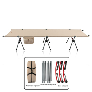 <span class=keywords><strong>Lit</strong></span> de camp pliable individuel avec support en alliage durable et tissu Oxford imperméable, idéal pour les excursions en plein air - Product Image 1