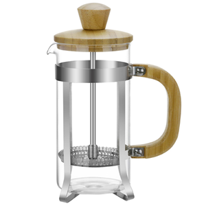 Factory supply wholesale french press borosilicate glass french press coffee french press with logo