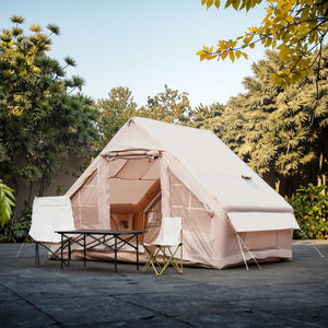 Aufblasbares wasserdichtes wind dichtes 4 Seasons Oxford Luftzelt für Camping Einfache Einrichtung Handpumpe Mesh Kamin fenster Komfortables Zelt - Product Image 2