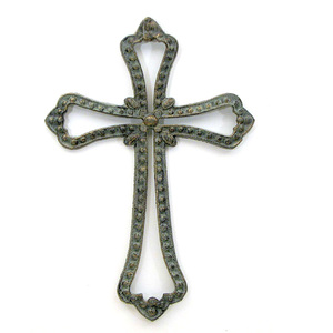 Salib Besi tempa hias antik salib besi cor - Product Image 2