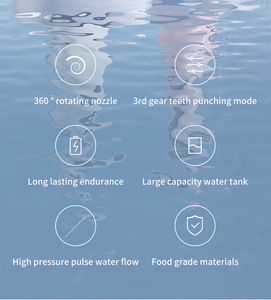 Irrigador bucal de pulso de alta presión inalámbrico de 3 modos, limpiador de <span class=keywords><strong>dientes</strong></span> eléctrico, hilo dental de agua portátil - Product Image 5
