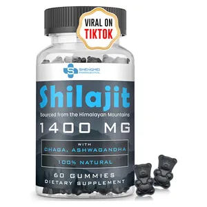 Whey protein beyin takviyesi enerji içeceği shilajit naturel reçine sakızlı özel şirket logosu shilajit gummies