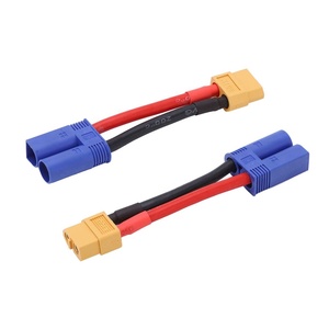 Câble adaptateur Amass XT60 vers EC5 12AWG 100mm Mâle Femelle pour chargeur de batterie LiPo RC Pièces DIY - Product Image 6