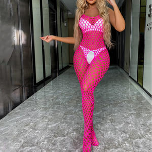 تخفيضات كبيرة جوارب جسم نسائي جوارب طويلة لكامل الجسم جوارب طويلة مرنة عالية الجوارب مثير بلا أكمام مفتوحة المنشعب الدانتيل التطريز الملابس الداخلية - Product Image 4