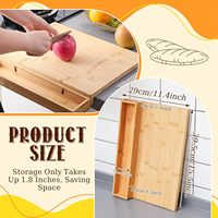 Planche à découper en bois durable à prix avantageux, grande planche à découper en bambou antidérapante pour légumes et viande