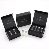Boîte en carton rigide personnalisée pour flacon pharmaceutique avec fermeture magnétique, boîte en carton avec mousse EVA pour emballage de flacon cosmétique