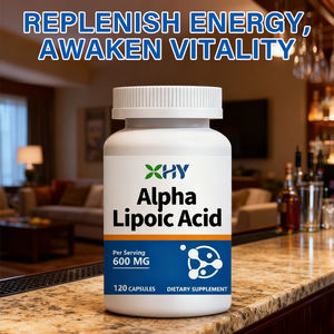 ODM OEM alfa lipoico acido 120 ALA capsule 600mg di acido alfa lipoico capsule integratore a base di erbe - Product Image 4