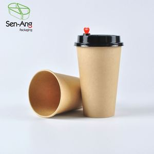 Vaso de Papel Desechable de Pared Simple para Alimentos, con Logotipo Personalizado, para Tequila y Café, Senang08, Buena Venta - Product Image 6