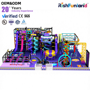 Parque <span class=keywords><strong>de</strong></span> Trampolines Temático con Tobogán para Niños <span class=keywords><strong>de</strong></span> 800-1200 m², Diseño Personalizado <span class=keywords><strong>de</strong></span> Alto Rendimiento, Centro <span class=keywords><strong>de</strong></span> Juegos Interior para Niños - Product Image 1