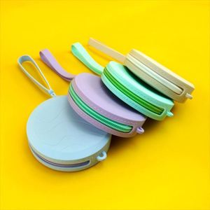 Silicone Handmade Zippered Mini Waterproof Portable Fashionable Coin Purses With <b>Wrist</b> <b>Strap</b> - Product Image 1