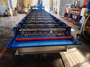 Galvanized Steel Decking Floor <b>Tile</b> <b>Making</b> <b>Machine</b> Metal Decking Floor Deck Roll Forming <b>Machine</b> - Product Image 2