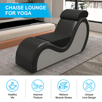 Canapé multifonctionnel pour couple, chaise de yoga de forme spéciale avec appui-tête et coussin lombaire, chaise de positionnement pour l'amour, canapé d'amour