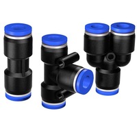 Connecteur pneumatique, raccords de tuyauterie droits en plastique, PE PY PK PZA PG PEG PW, tuyau d'air, prise rapide, 4 6 8 10 12 14 16MM