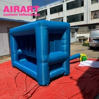 Stand de jeu gonflable sur mesure pour tir au but, tente de jeu gonflable pour fêtes et événements en extérieur