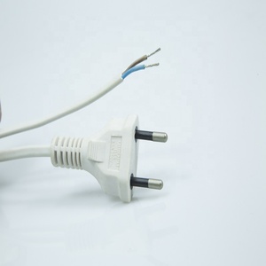 Chất Lượng Cao Brasil Inmetro Được Phê Duyệt D14 PVC 2 Pin Cắm Dây Điện AC Đường Dẫn Cáp Cho TV Village - Product Image 2