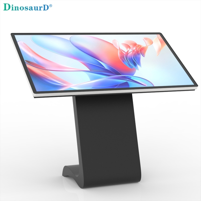32 43 49 55 Inch Interactive LCD Display Monitor IR/PCAP Touch Screen Inquiry Kiosk Help Desk K/S/T Shaped Information Display
