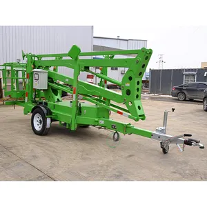 Hot Sell Towable Cherry Picker Lift Machine For Trees 12-24m Man Lift For Cleaning