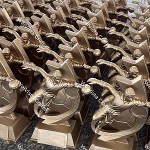 Trophée <span class=keywords><strong>de</strong></span> football sculptural WeiVista en résine, prix <span class=keywords><strong>de</strong></span> championnat personnalisé, fabricant en gros - Product Image 6