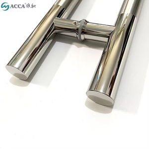 AC-H708 nhà sản xuất chuyên nghiệp h loại đánh bóng thép không gỉ trượt cửa kính xử lý chất lượng tốt cửa kính phần cứng - Product Image 3