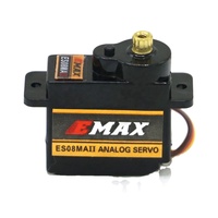 Servomoteur analogique miniature EMAX ES08MA II 12g à engrenages métalliques pour voitures, bateaux, hélicoptères, avions et pièces de jouets RC