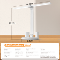 Lámpara de Lectura Decorativa para Dormitorio, Lámpara de Lectura LED para Sala de Estar, Lámpara de Mesa Plegable para Estudiantes