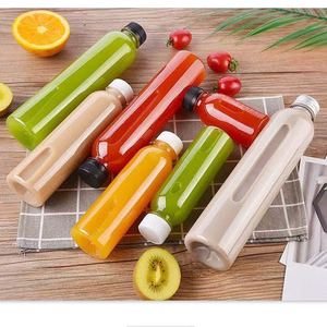 Botellas de Plástico PET Transparentes Redondas de Grado Alimenticio Personalizadas de 150 ml, 200 ml, 250 ml, 300 ml, 350 ml, 400 ml, 450 ml, 500 ml para Bebidas - Product Image 4