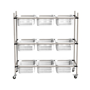 מחסן נתיק לקטוף עגלה מדפים משלוח מטען עם גלגלים מדפים & מדפים - Product Image 1