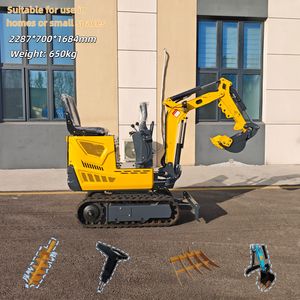 Mini-excavatrice sur chenilles hydraulique de 1 tonne, conforme aux normes EPA Euro 5, compatible avec les accessoires multiples (pince, brise-roche, tarière) - Product Image 2