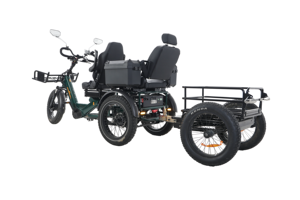 Triciclo Eléctrico Destroyer de 1750W con Doble Motor, 60Ah de Largo Alcance, Suspensión Completa, Neumáticos Anchos, Bicicleta Eléctrica de <span class=keywords><strong>3</strong></span> <span class=keywords><strong>Ruedas</strong></span> para Adultos - Product Image 3