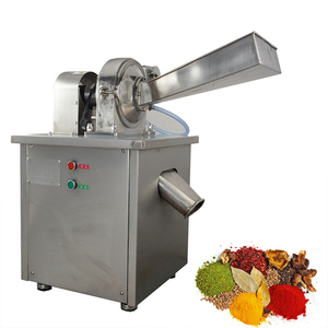 Mesin giling otomatis baja tahan karat Pulverizer pendingin udara peralatan lada merah herbal bumbu - Product Image 1