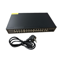 Nuevo Switch Ethernet Giga Cloud Managed 24+2+2 Económico, Gestión Web/Aplicación, 400W, Compatible con Control Remoto